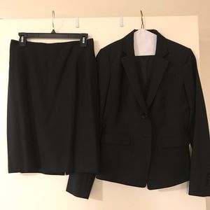 Black skirt suit with jacket
